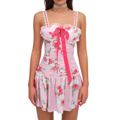 For Love & Lemons Gitanna Mini Dress