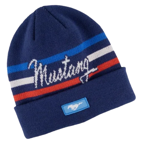 Ford Mustang Stripe Knit Hat