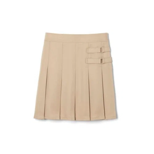 French Toast Pleated Two-Tab Skort