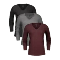 Fresh Clean Threads Women's Long Sleeve V-Neck Winter Essentials