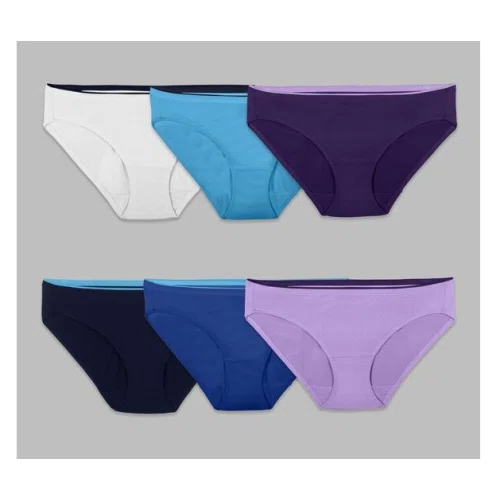 Fruit of the Loom Breathable Micro-Mesh Bikini Underwear 6 Pack