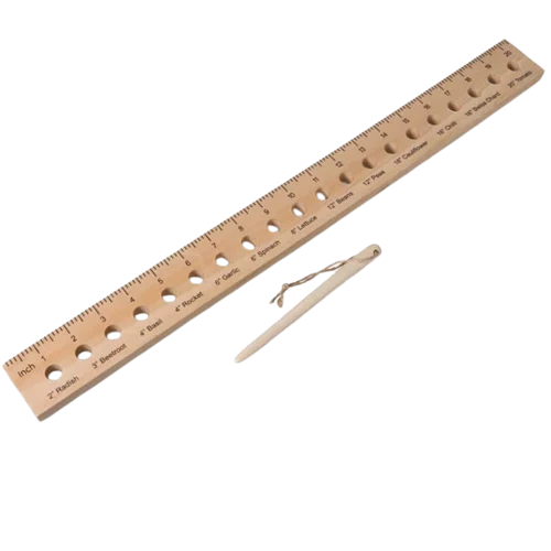 Gardener's Supply Intervale Seed and Plant Spacing Ruler