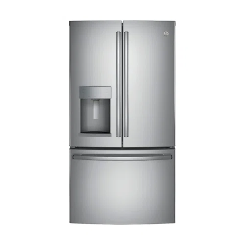 GE 27.7 Cu. Ft. Fingerprint Resistant French-Door Refrigerator with Door In Door