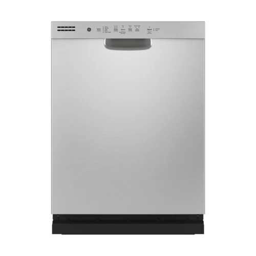 GE Front Control Built-In Dishwasher with Stainless Steel Tub, 50dBA
