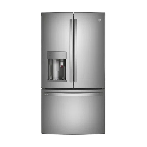 GE Profile 22.1 Cu. Ft. Smart Fingerprint Resistant French-Door Refrigerator with Keurig Brewing System
