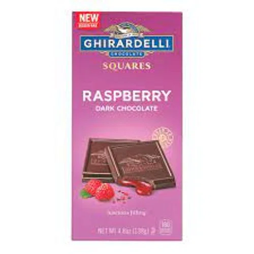 Ghirardelli Raspberry Dark Chocolate Squares Bar