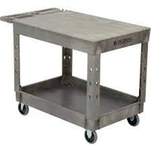 Global Industrial Flat Top Utility Cart w/2 Shelves