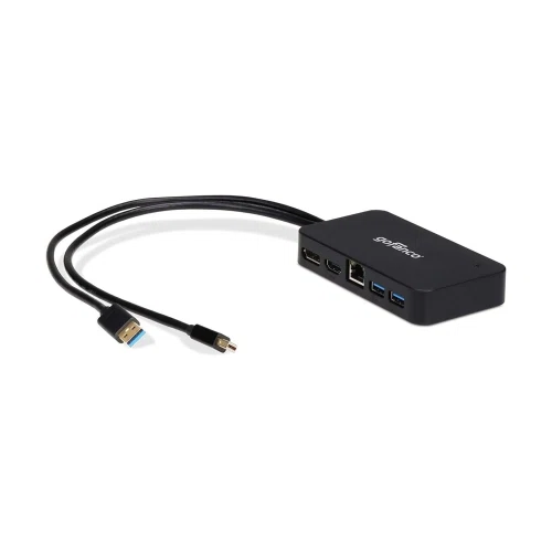 Gofanco Mini DisplayPort Video Dock with USB 3.0 LAN Hub