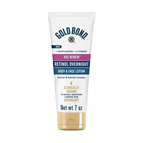 Gold Bond Age Renew Retinol Overnight Body and Face Lotion