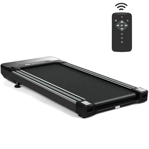 Goplus Under Desk Treadmill With Touchable LED Display And Wireless Remote Control