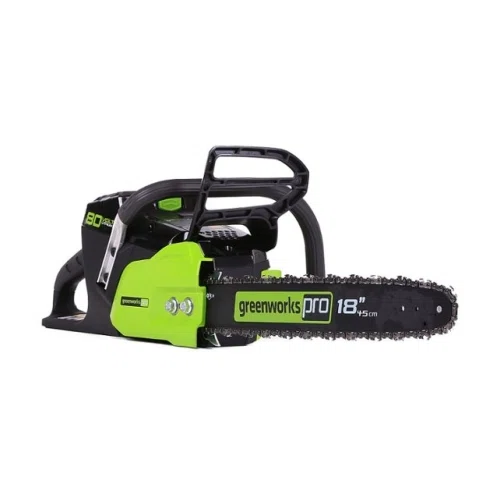 Greenworks 18 in. 80-Volt Cordless Brushless Chainsaw (2.0Ah Battery & Charger Included)