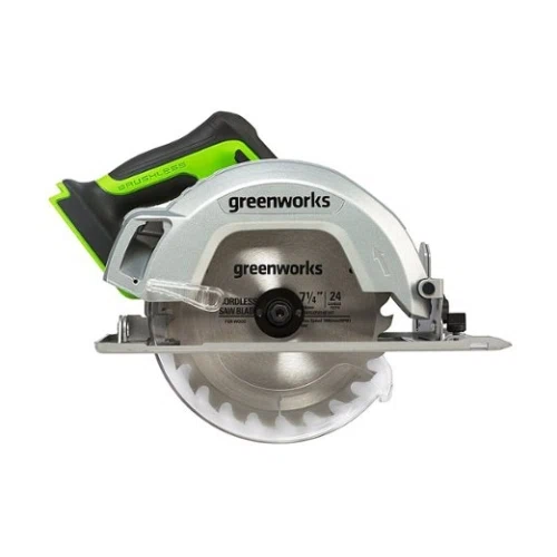 Greenworks 24-Volt Cordless Brushless 7.25 in. Circular Saw (Battery not Included)