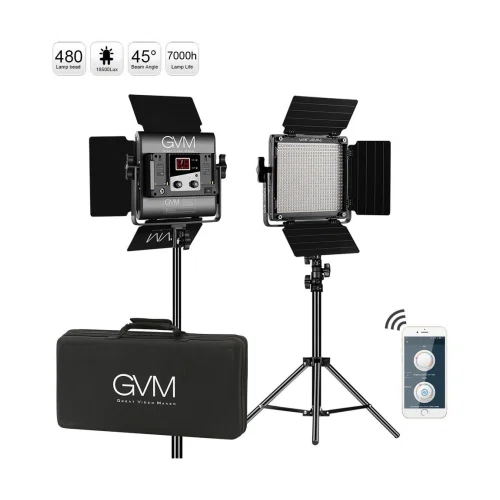 GVM 560AS Bi-Color LED Studio Video Light