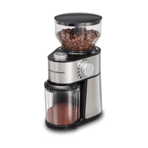 Hamilton Beach 2-14 Cup Burr Coffee Grinder With 18 Grind Settings