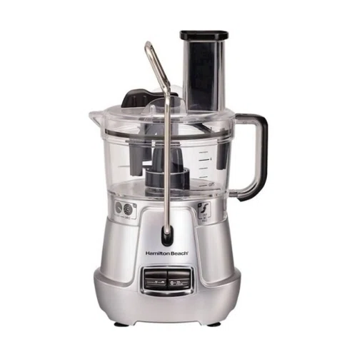 Hamilton Beach 8-Cup Stack & Snap Food Processor With Bowl Scraper & Adjustable Slicing