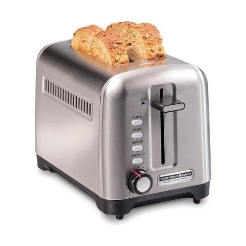 Hamilton Beach Professional 2 Slice Toaster Deep & Wide Slots With Sure-Toast Technology