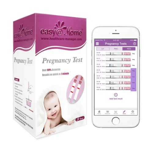 Healthcare Easy@Home 20 Pregnancy (HCG) Urine Test Strips Kit