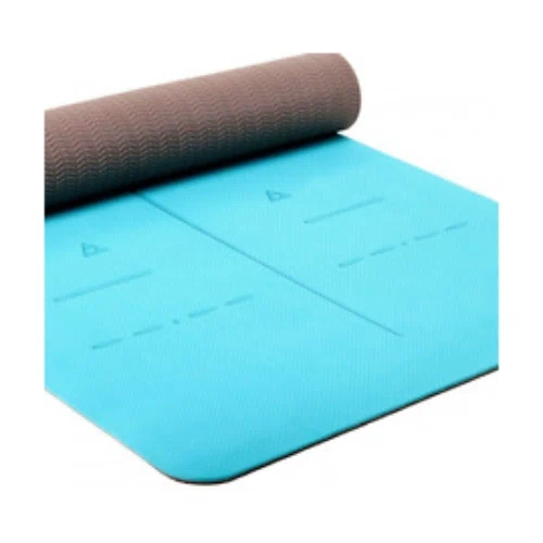 Heathyoga TPE Body Alignment System Yoga Mat