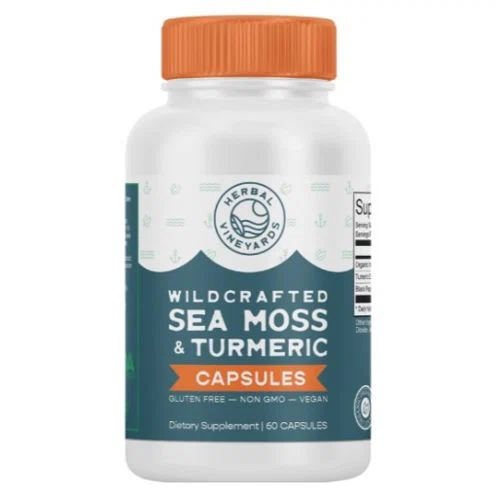 Herbal Vineyards Organic Sea Moss & Turmeric Capsules