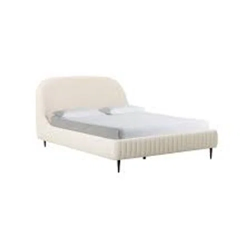 Hollywood Glam Furniture Denise Boucle Bed