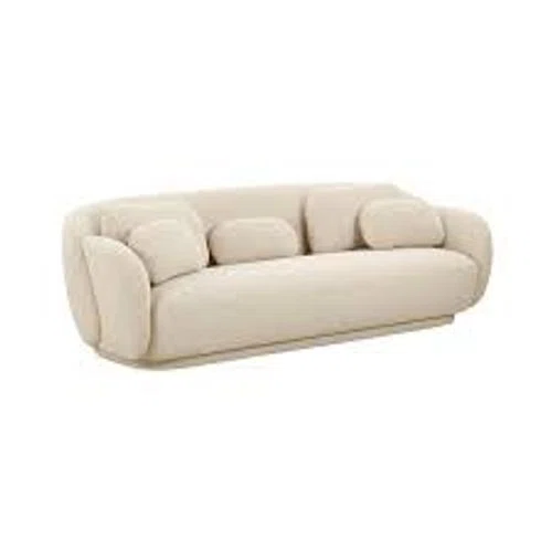 Hollywood Glam Furniture Misty Cream Boucle Sofa