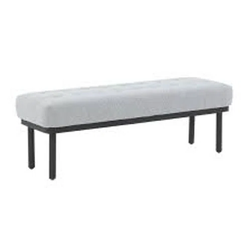 Hollywood Glam Furniture Olivia Boucle Bench