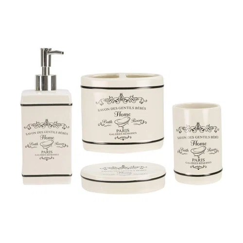 Home Basics Paris Bathroom Accessories Set