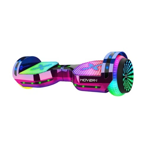 Hover-1 Astro LED Light Up Electric Self-Balancing Scooter w/6 mi Max Operating Range & 7 mph Max Speed 