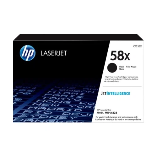 HP 58X High Yield Black Original LaserJet Toner Cartridge
