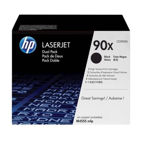 HP 90X XL 2-Pack High-Yield - Black Toner Cartridge