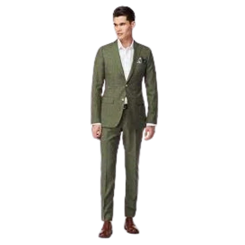 Indochino Stockport Wool Linen Olive Suit