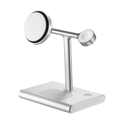 Insignia 3-in-1 15W Wireless Charger with MagSafe for iPhone 14/13/12 series + Apple Watch + AirPods