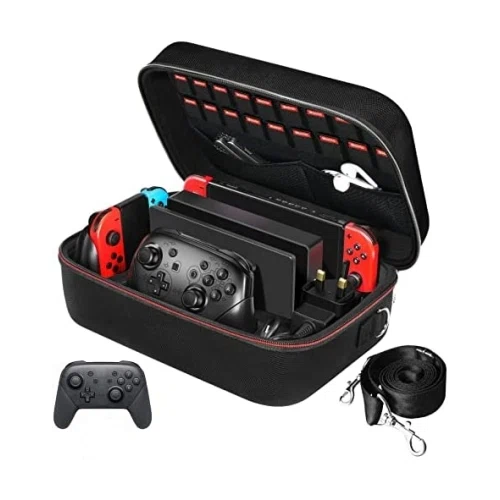iVoler Carrying Storage Case for Nintendo Switch/Switch OLED Model (2021)