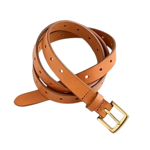 J. Crew Perforated Italian Leather Belt