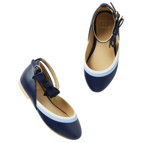 Janie And Jack Bow Strap Ballet Flat 