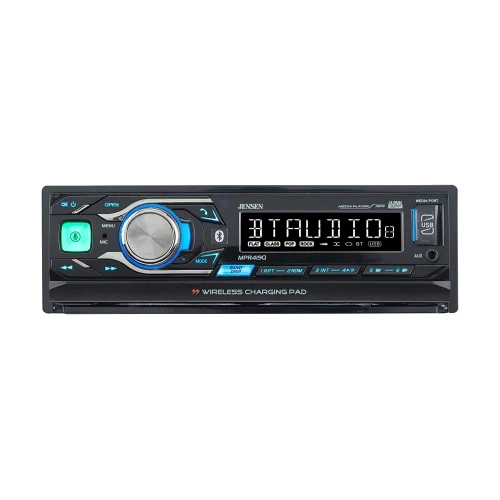 Jensen MPR419Q Media Receiver with QI Wireless Charging