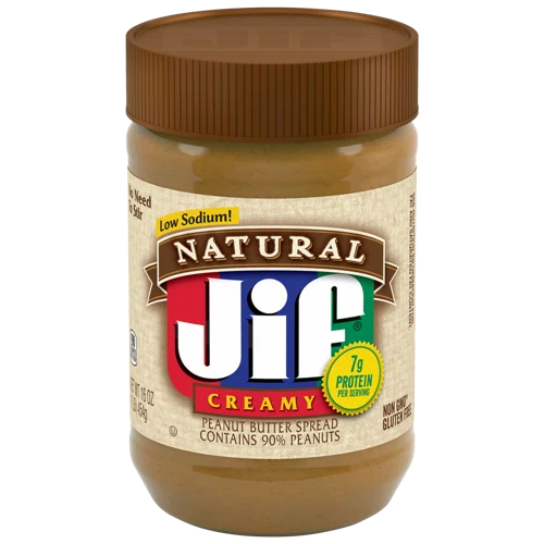 Jif Natural Creamy Peanut Butter Spread