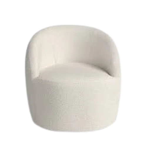 Joss & Main Marlena Boucle Upholstered Swivel Lounge Chair