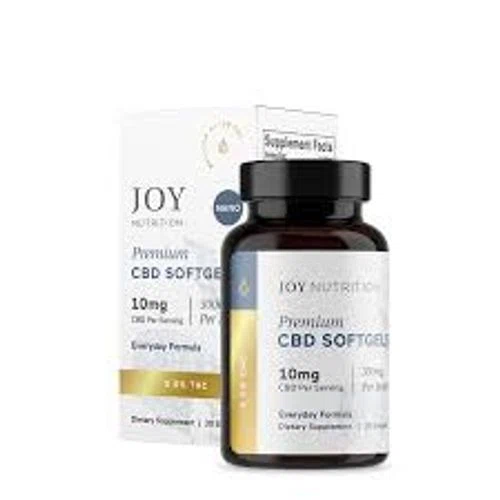 Joy Organics Broad Spectrum CBD Softgels (10 mg & 25 mg)