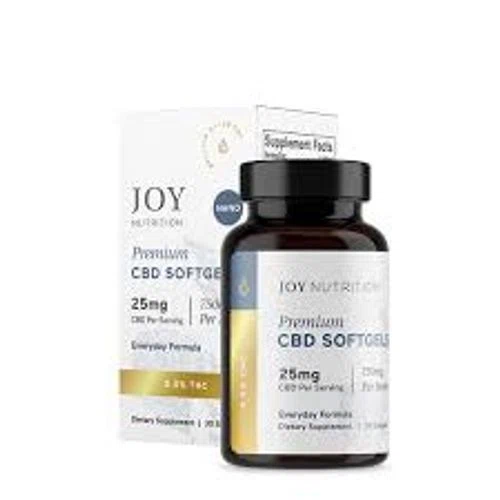 Joy Organics Broad Spectrum CBD Softgels with Melatonin & CBN for Sleep