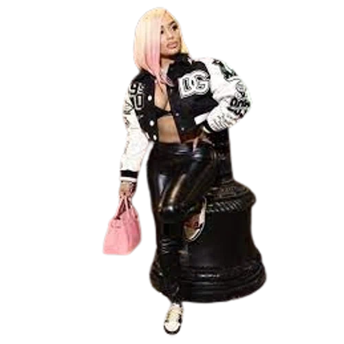 Jurllyshe Letter Print Contrast Color Trendy Baseball Jacket From Specials