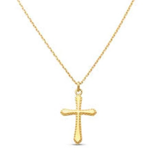 Kay Jewelers Children's Cross Necklace 14K Yellow Gold 15