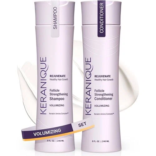 Keranique Volumizing Follicle Strengthening Shampoo and Conditioner Set