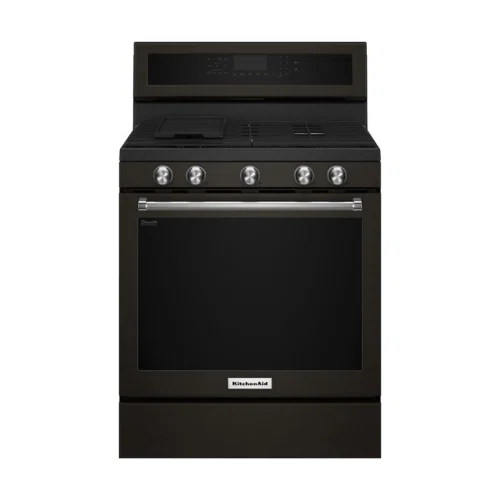 KitchenAid 30-Inch 5-Burner Gas Convection Range