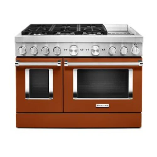 KitchenAid 48'' Smart Commercial-Style Dual Fuel Range