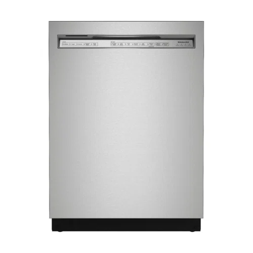 KitchenAid Front Control Built-In Dishwasher with Stainless Steel Tub, FreeFlex Third Rack, 44dBA