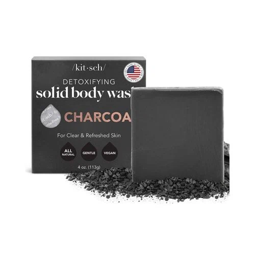 Kitsch Charcoal Detoxifying Body Wash Bar