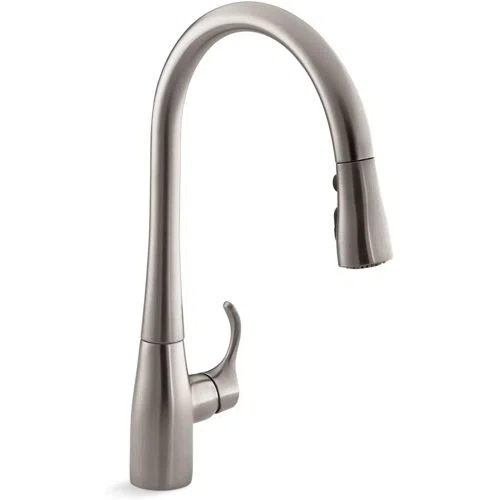 Kohler K-596-VS Simplice Pull-Down Kitchen Sink Faucet 
