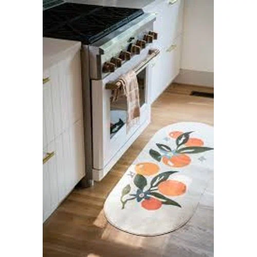 Lany Space Orange Pattern Mat