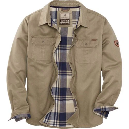 Legendary Whitetails Men's Journeyman Flannel Lined Shirt Jacket